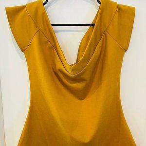 Mustard Yellow Unique Vintage Top
